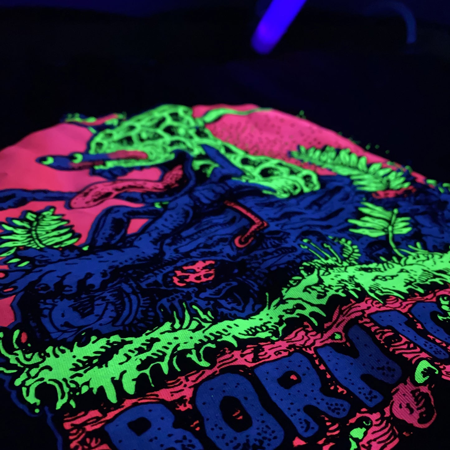 NEW Born to Rot Morel Mushroom Black Crew Neck T-Shirt