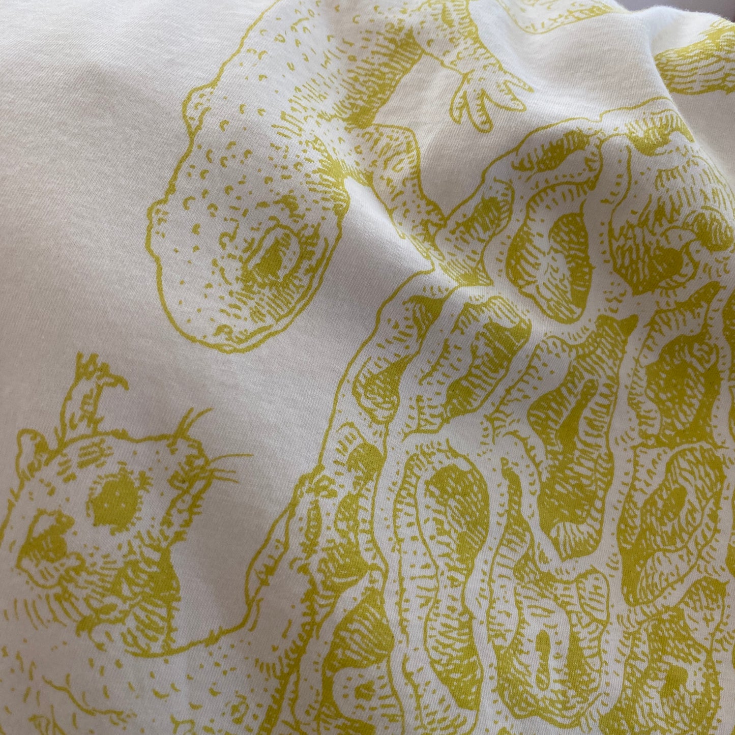 Court Morel Tee, Yellow & Cream
