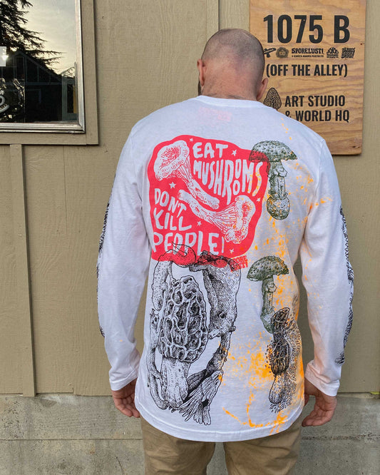 PREORDER LTD001 Multiprint Drop, Mondo Morel Long Sleeve T-Shirt