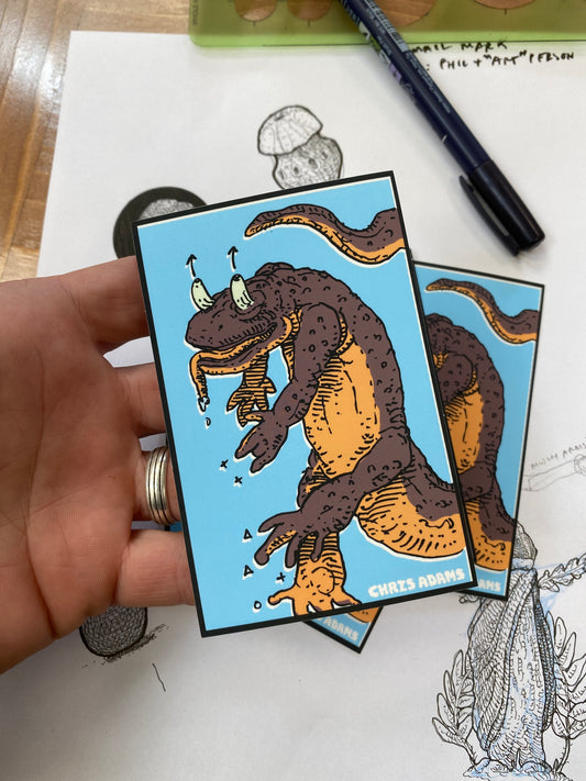 Deranged Newt Sticker