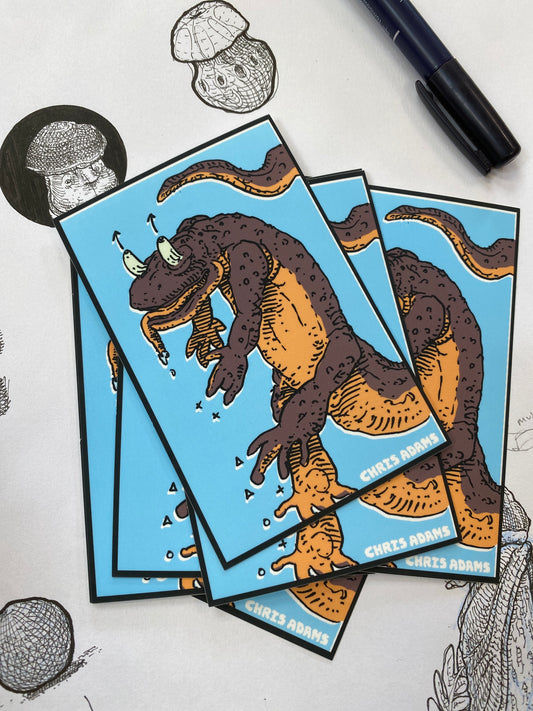 Deranged Newt Sticker