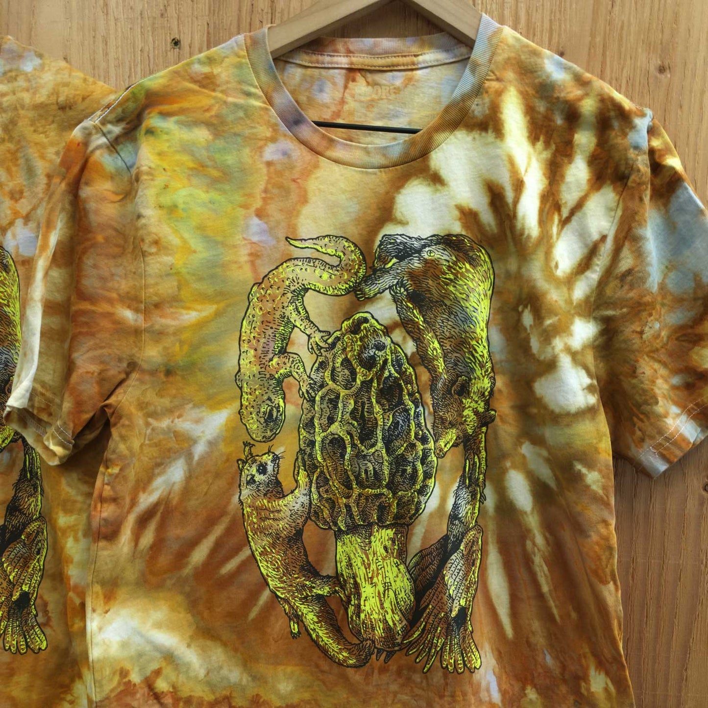 Court Morel T-Shirt, Limited Organic Cotton Ice Dye