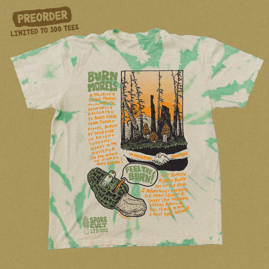 LTD002 Feel The Burn Morel, Limited Tie Dye T-Shirt PREORDER