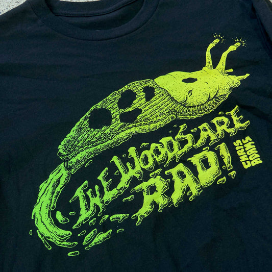 TWAR Banana Slug Shirt, Black Long Sleeve