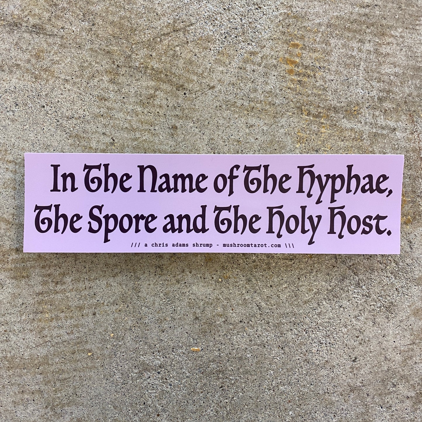 Holy Trinity Mushroom Sticker