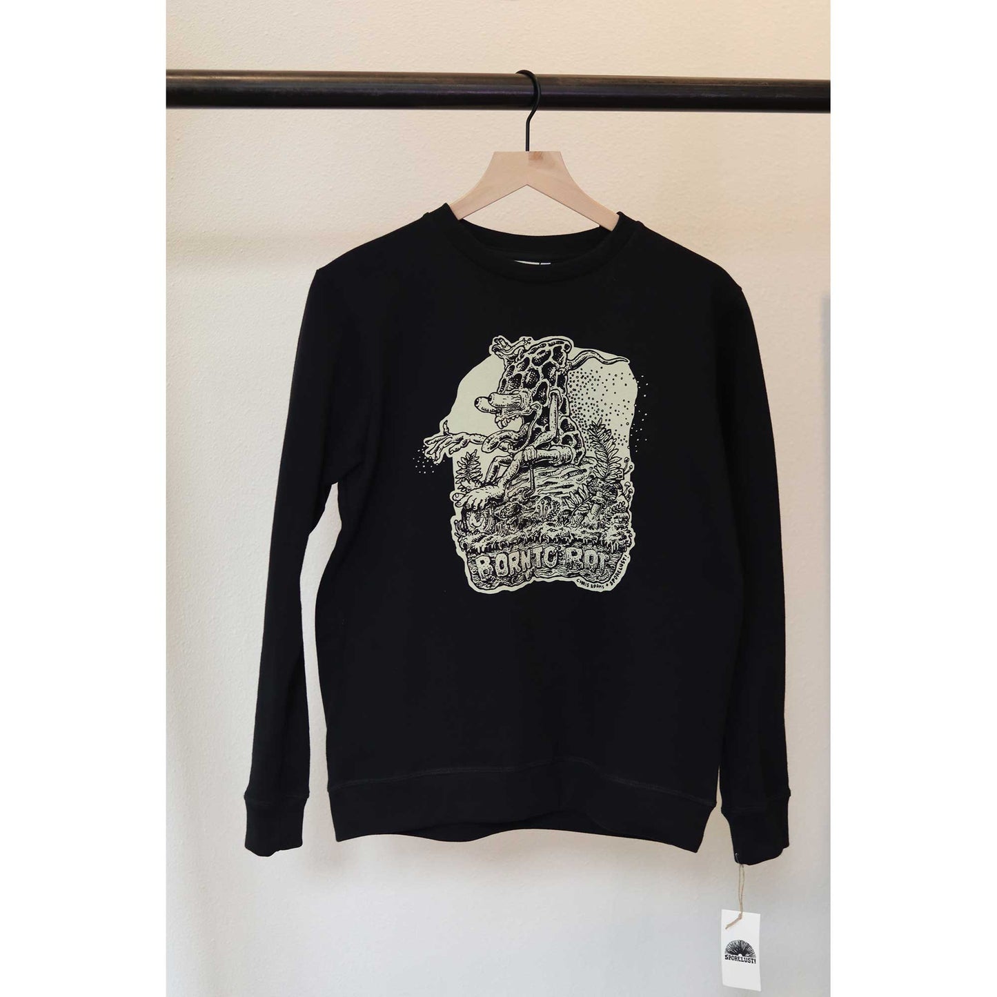 Born To Rot, Black Crew Sweater