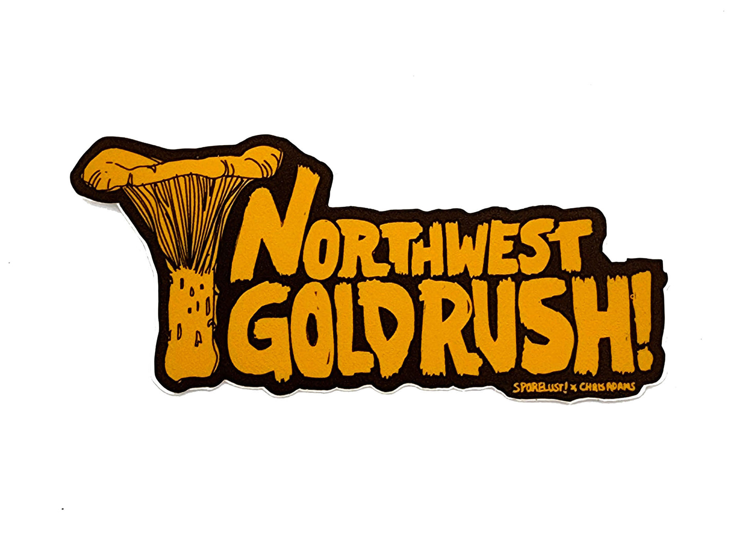Northwest Gold Chanterelle Sticker