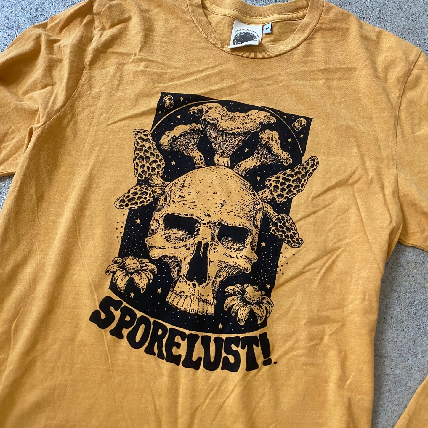 Cornucopia Long Sleeve, Yellow Cotton