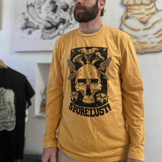 Cornucopia Long Sleeve, Yellow Cotton