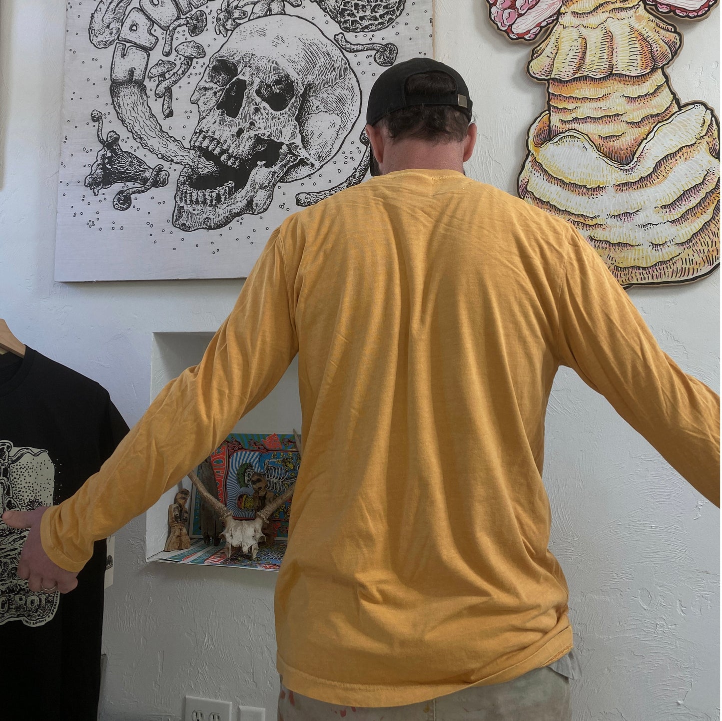 Cornucopia Long Sleeve, Yellow Cotton