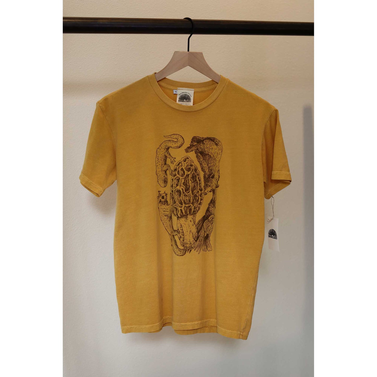 Court Morel Tee, Yellow Cotton