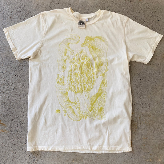 Court Morel Tee, Yellow & Cream