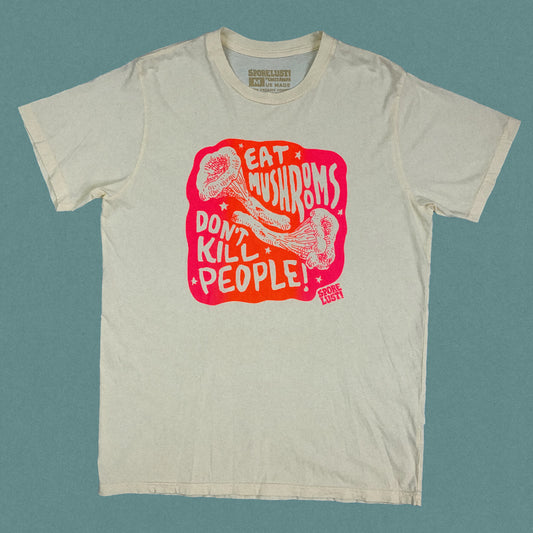 EMDKP Tee, Neon & Cream Organic Cotton