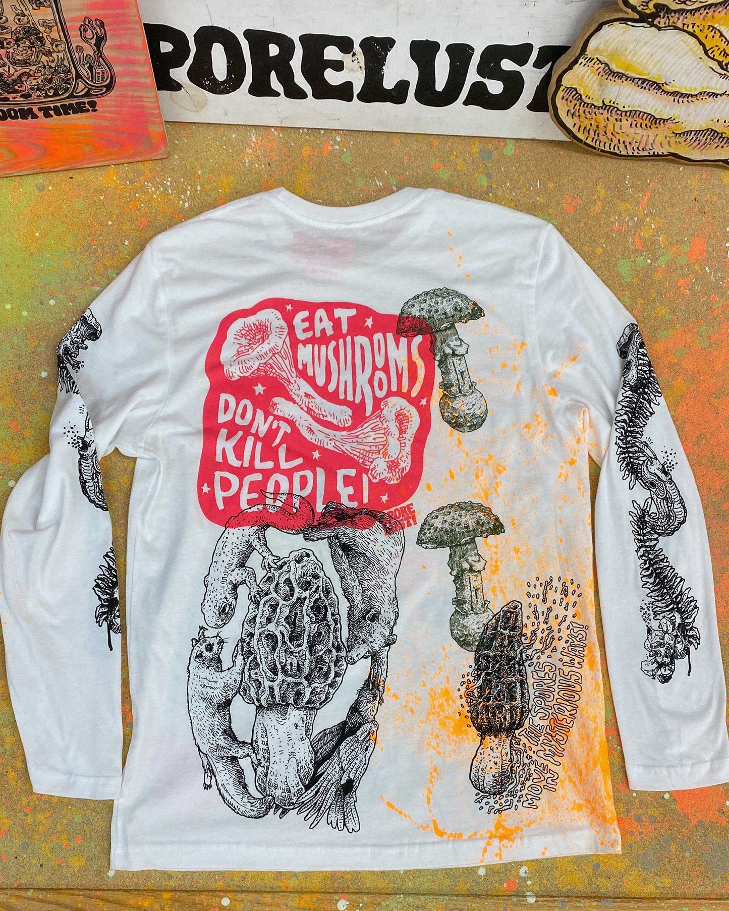 PREORDER LTD001 Multiprint Drop, Mondo Morel Long Sleeve