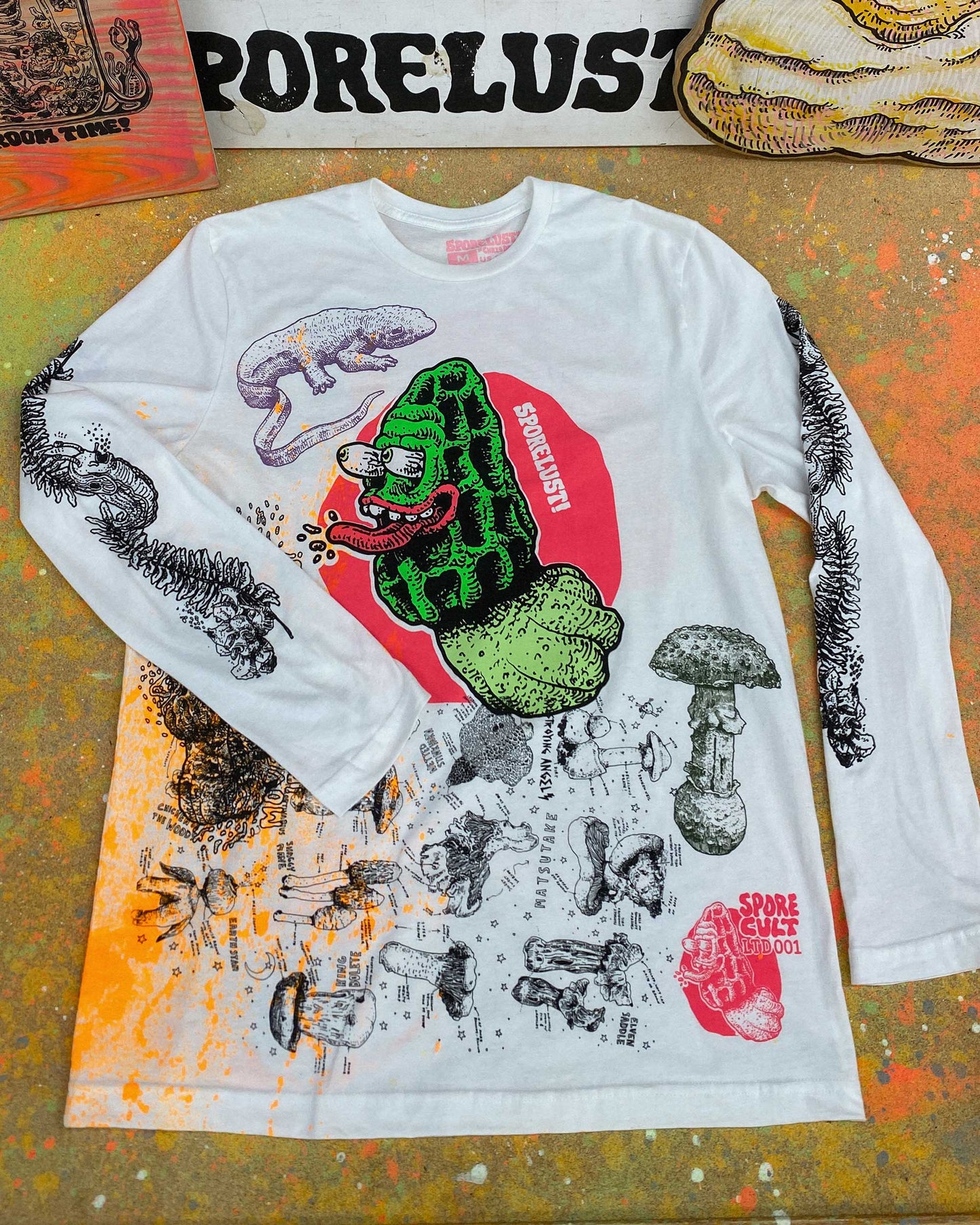 PREORDER LTD001 Multiprint Drop, Mondo Morel Long Sleeve