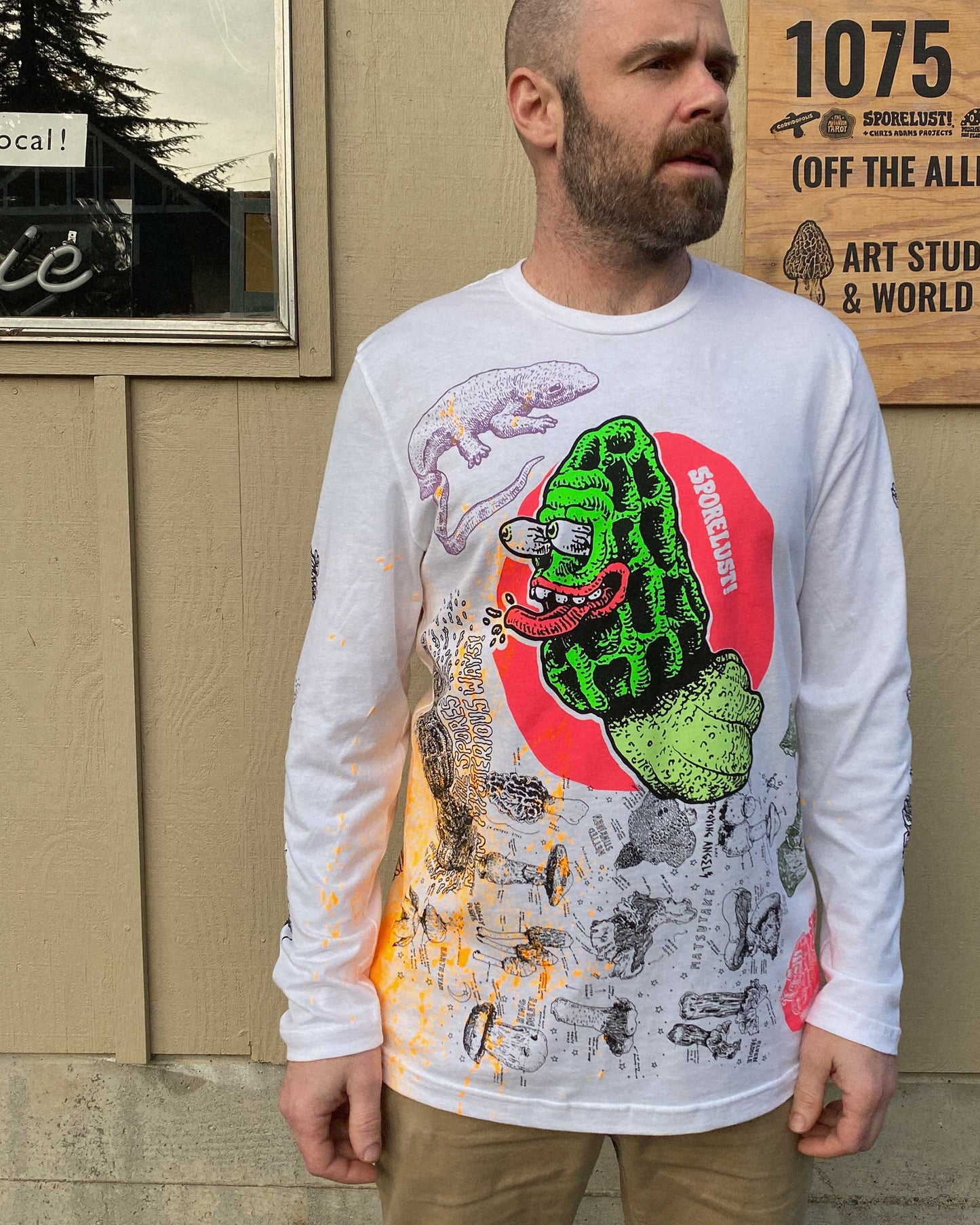 PREORDER LTD001 Multiprint Drop, Mondo Morel Long Sleeve