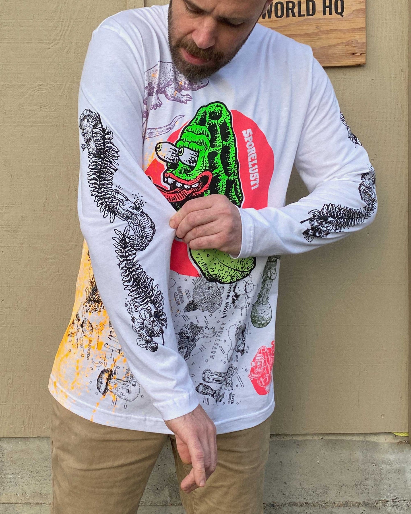 PREORDER LTD001 Multiprint Drop, Mondo Morel Long Sleeve