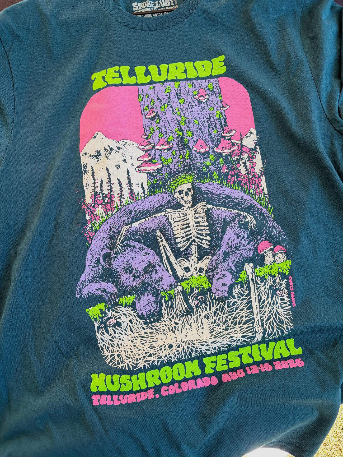 PREORDER 2026 Telluride Mushroom Festival Shirt