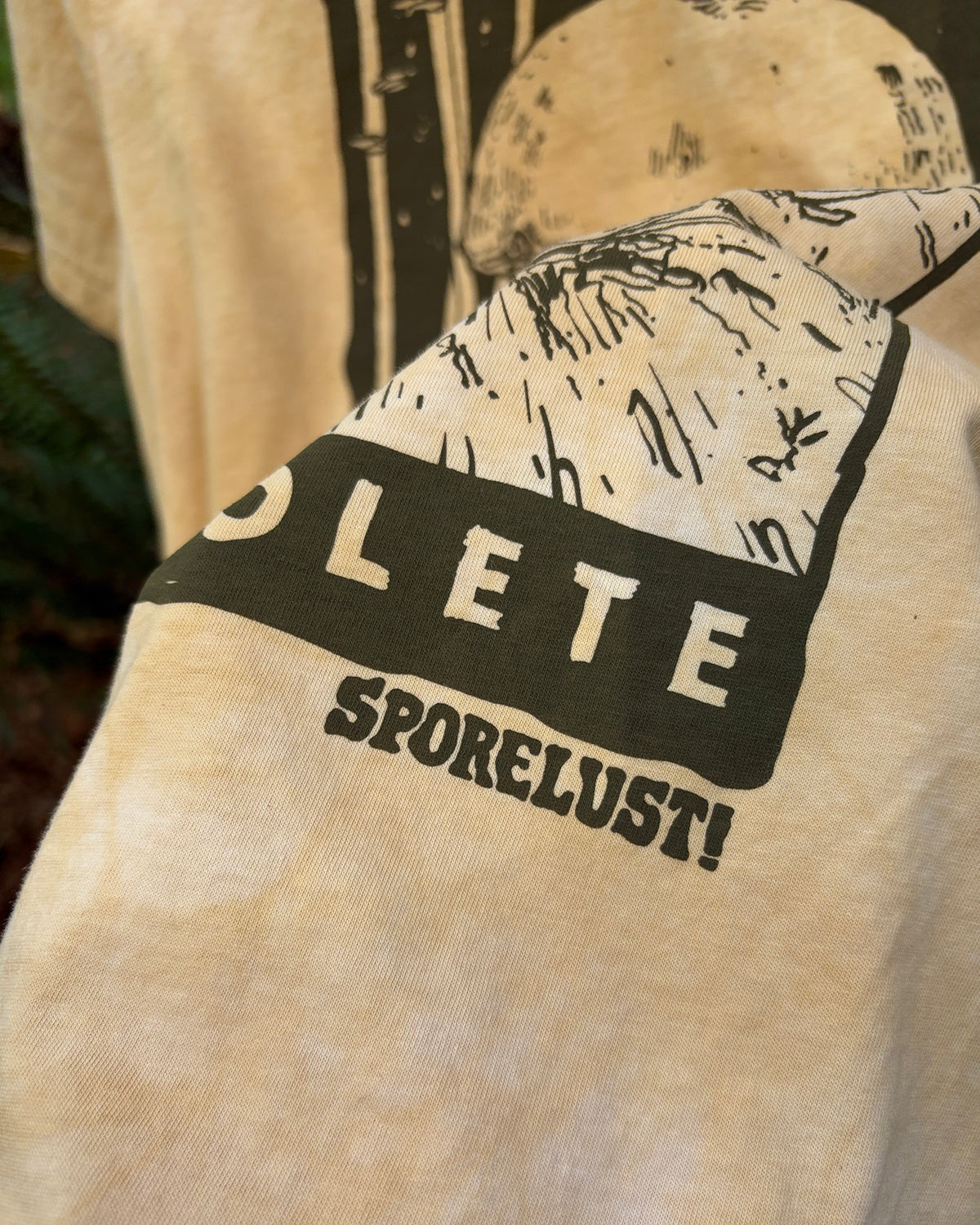 King Bolete T-Shirt, Limited Organic Cotton Tub Dye