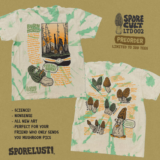 LTD002 Feel The Burn Morel, Limited Tie Dye T-Shirt PREORDER