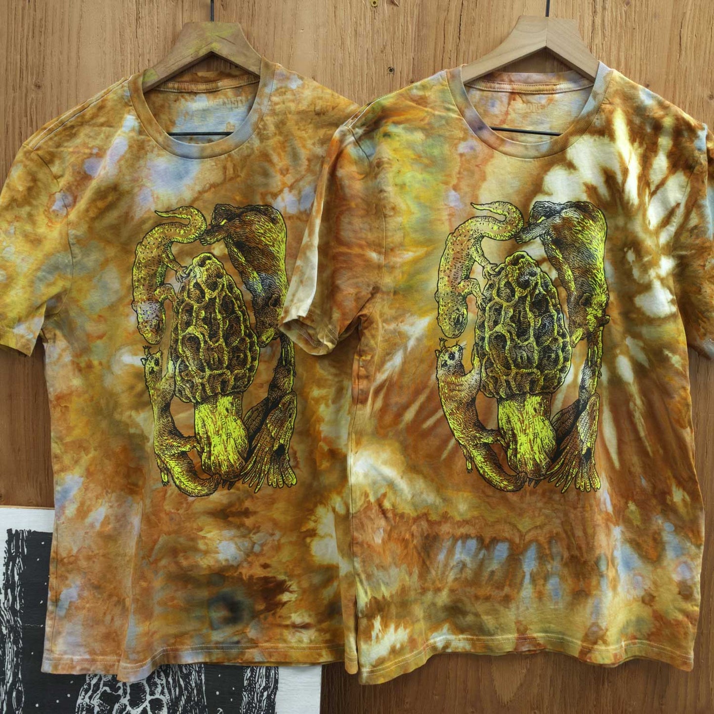 Court Morel T-Shirt, Limited Organic Cotton Ice Dye