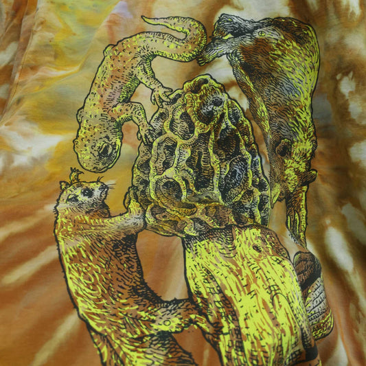 Court Morel T-Shirt, Limited Organic Cotton Ice Dye