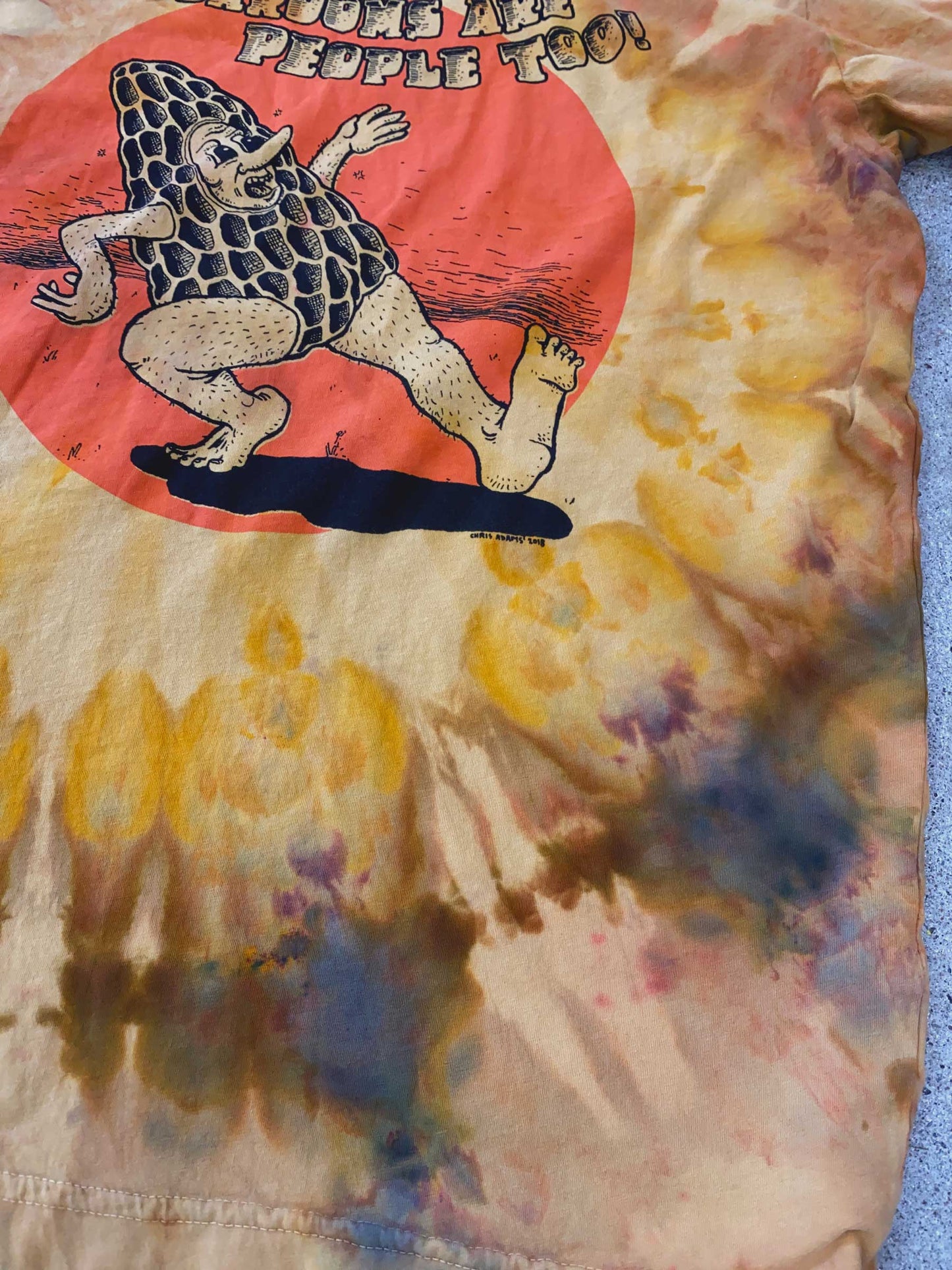 LIMITED DROP, Ice Dyed Mushrooms Are People Too Tee