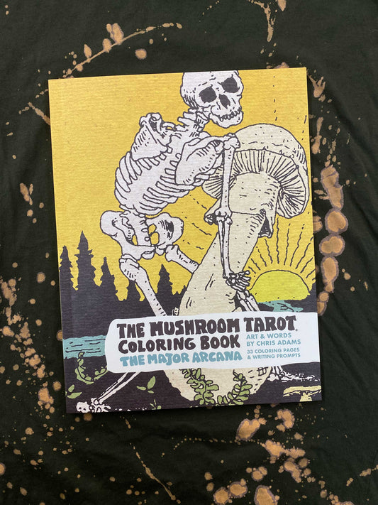 Mushroom Tarot Coloring Book