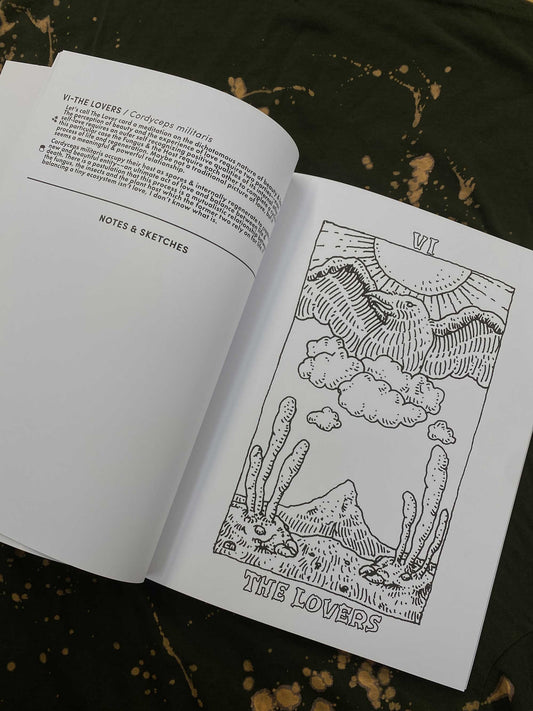 Mushroom Tarot Coloring Book