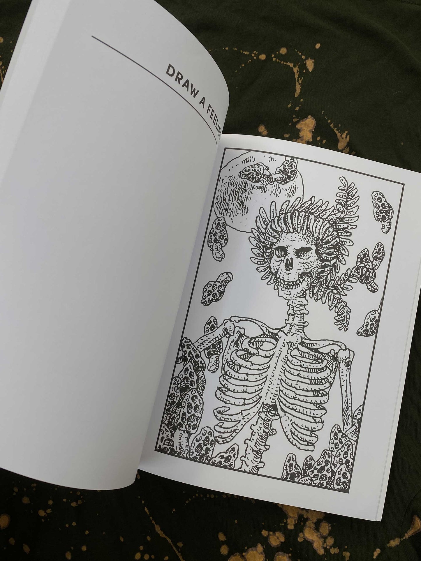 Mushroom Tarot Coloring Book