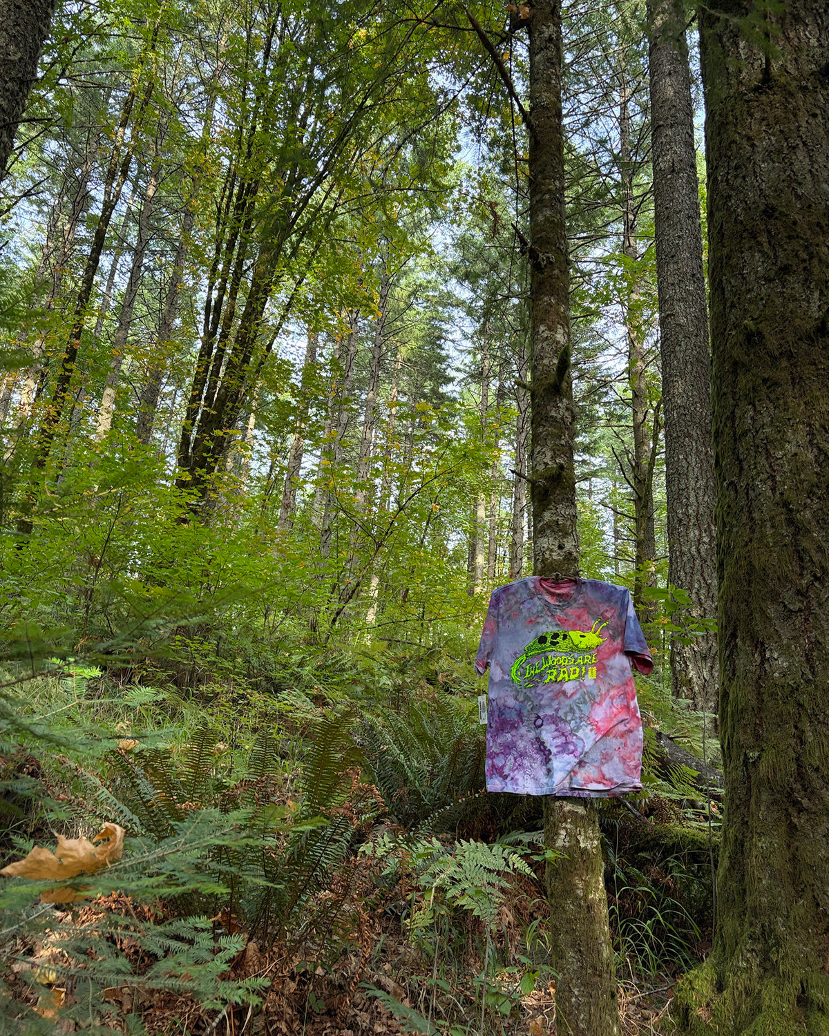 TWAR Banana Slug T-Shirt, Limited Organic Cotton Ice Dye
