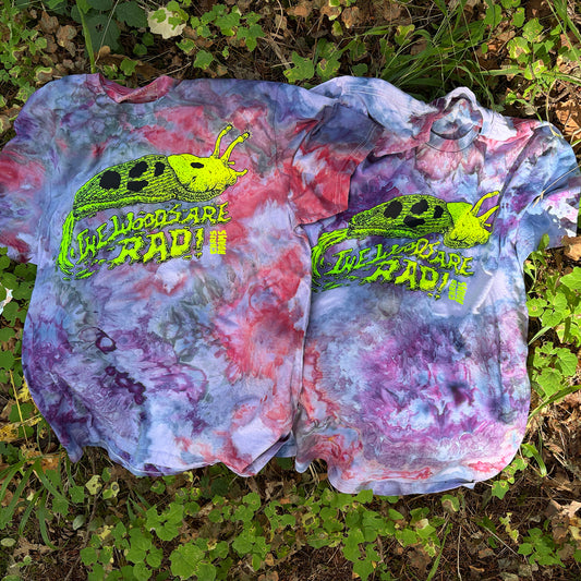 TWAR Banana Slug T-Shirt, Limited Organic Cotton Ice Dye