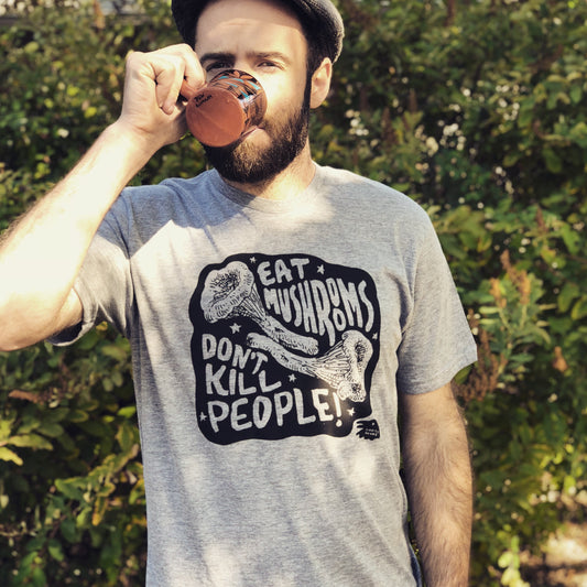 EMDKP Tee, Black & Aluminum Grey