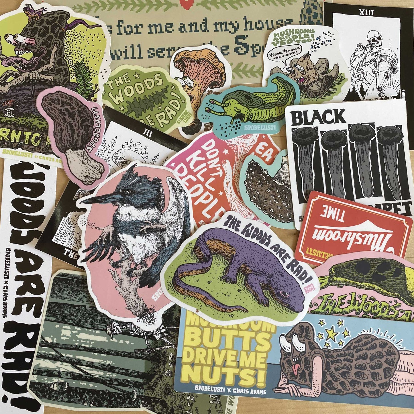 Sporelust! Sticker Sampler 10-Pack