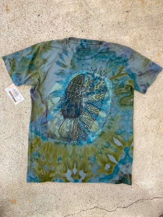 Limited Ice Dye, The Spores Move Limited Morel Shirt