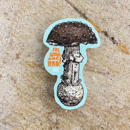 The Woods Are Rad Panther Amanita Sticker