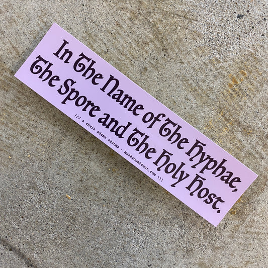 Holy Trinity Mushroom Sticker