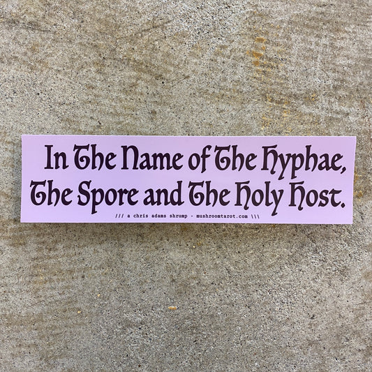 Holy Trinity Mushroom Sticker