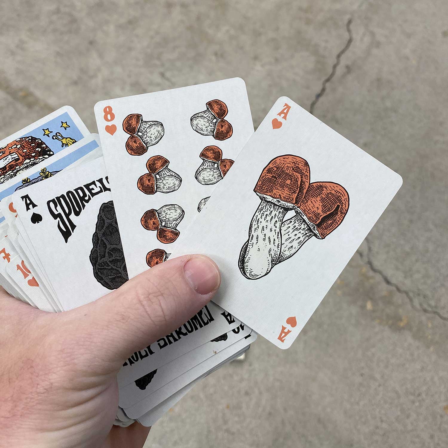 Holy Shrump! Mushroom Playing Cards: SINGLE DECK Holy Shrump! Mushroom Playing Cards: SINGLE DECK