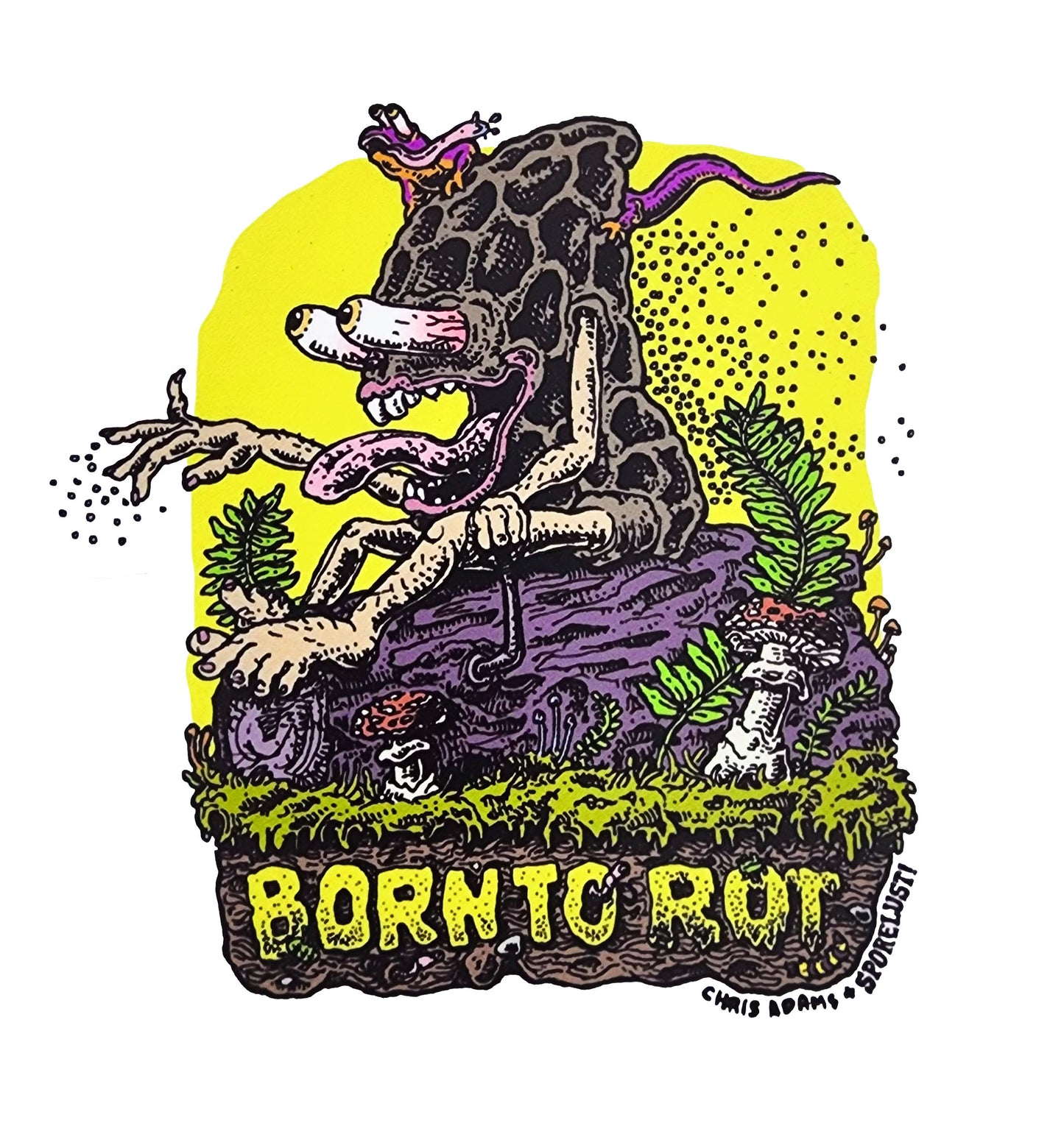 Born To Rot Sticker