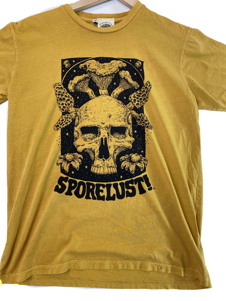 Cornucopia Tee, Black & Yellow