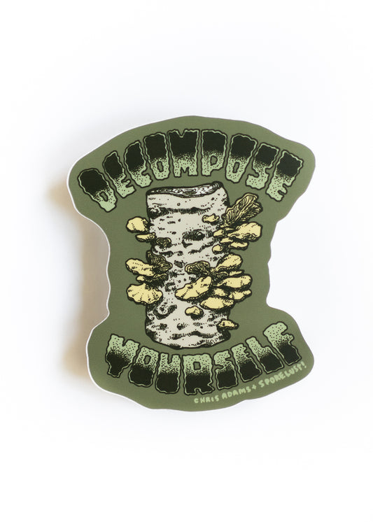Decompose Yourself Sticker