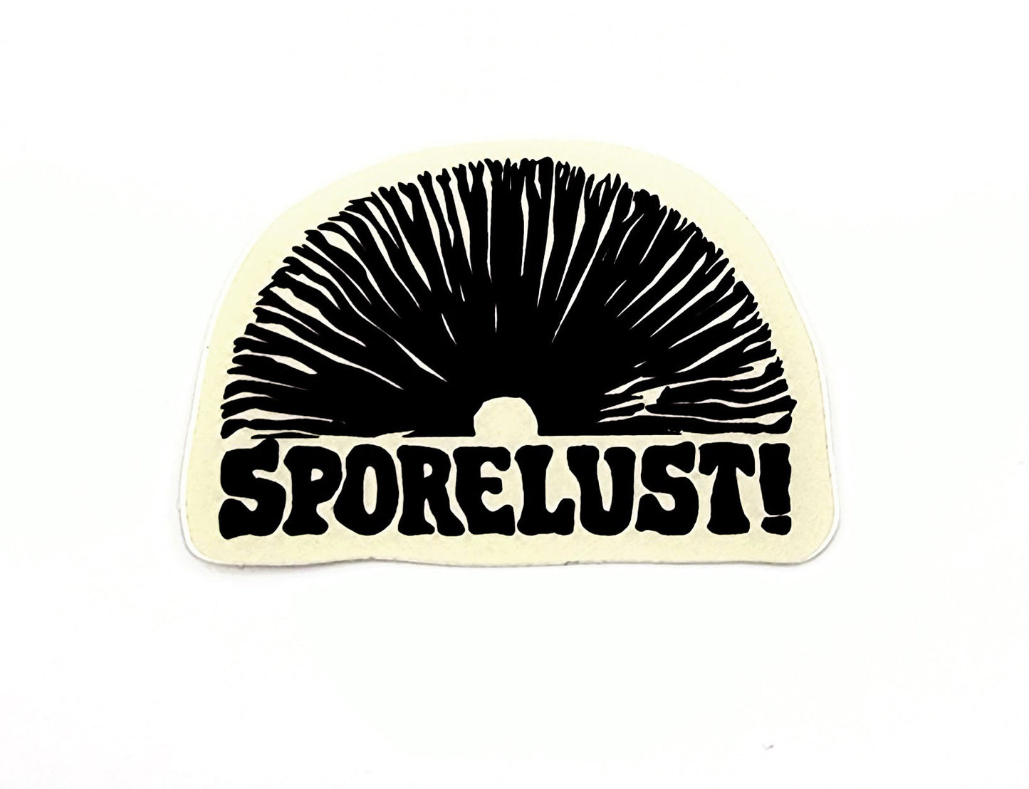 Sporelust Half Spore Print Logo Sticker