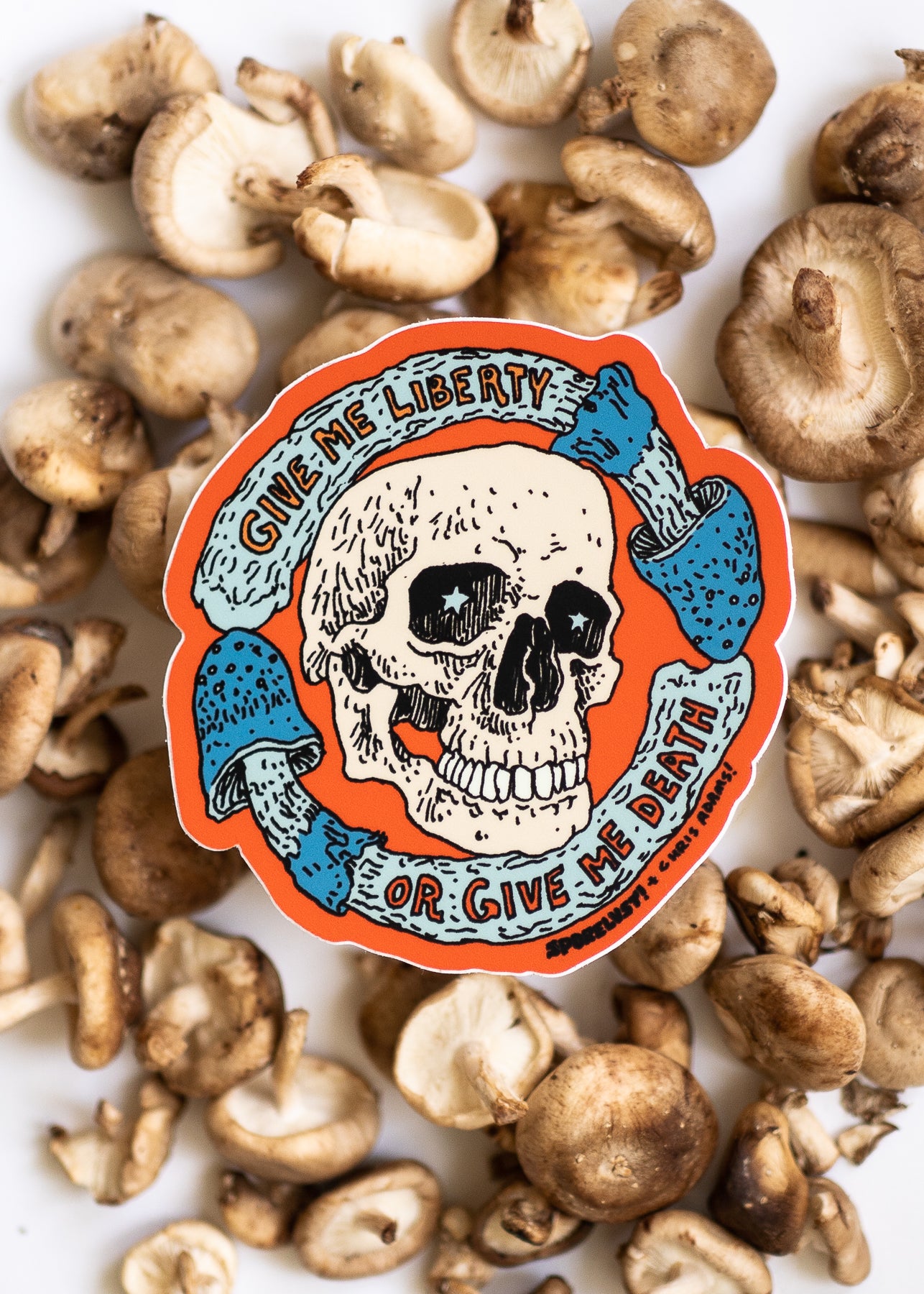 Liberty or Death Liberty Cap Sticker