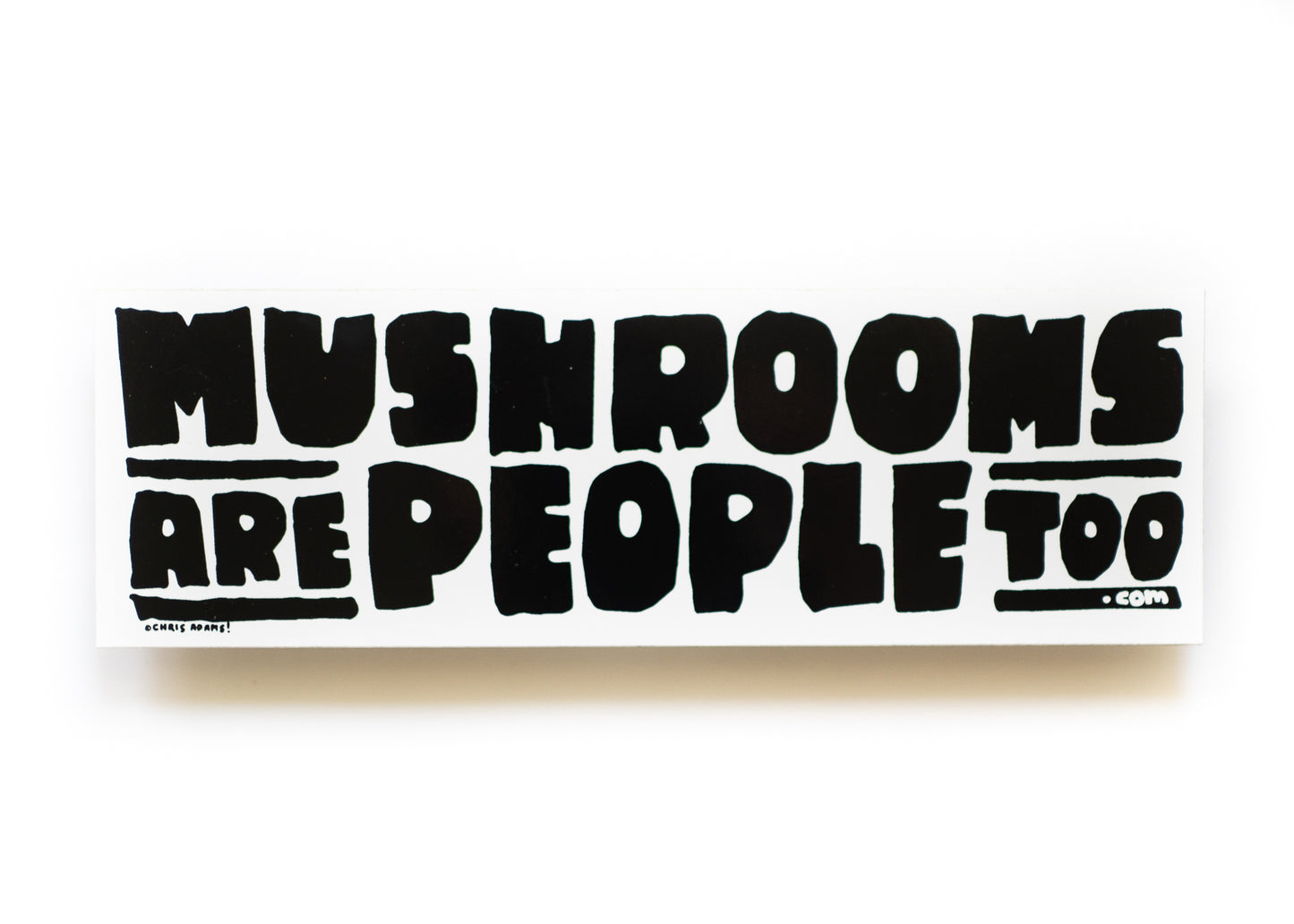 Mushrooms Are People Too Bumper Sticker