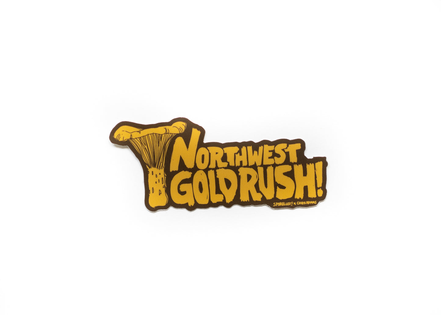 Northwest Gold Chanterelle Sticker