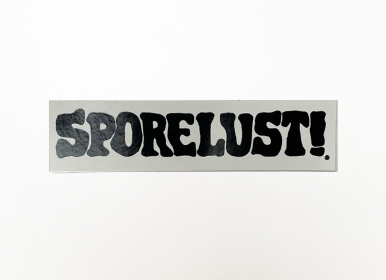 Sporelust Black & White Rectangle Sticker