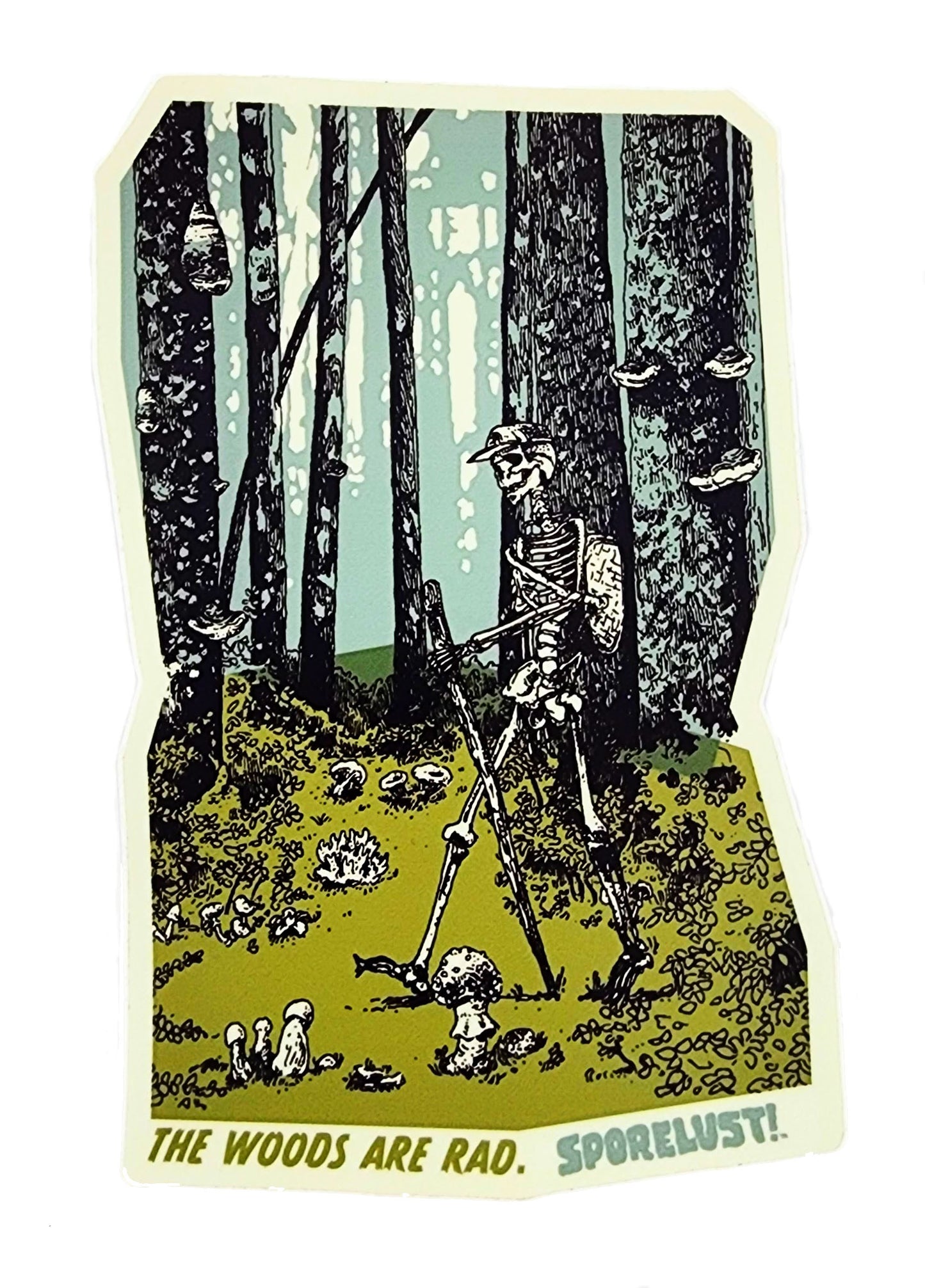 Forest Walker Sticker