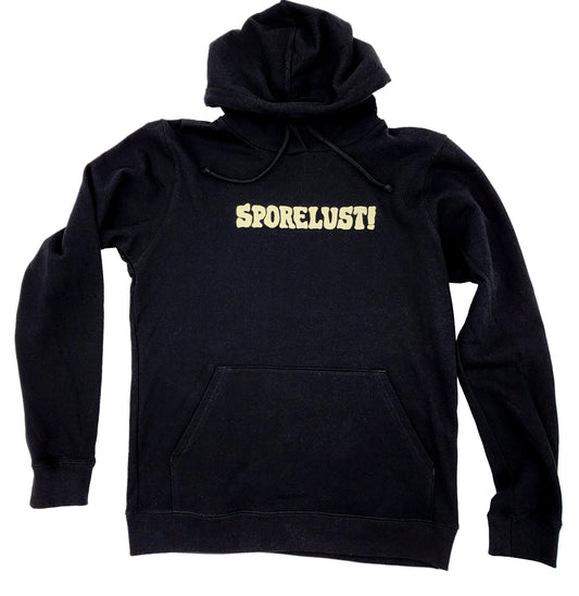 Sporelust! Classic Yeller Hoodie, Bone & Black